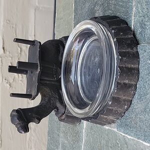 Vintage Cast Metal Camel Ashtray Promo Item. Unique Cigarette Pack Holder.